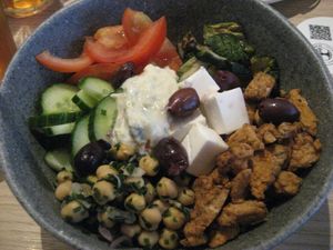 greek bowl  at Copper Branch in Utrecht