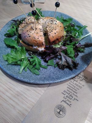 Copper branch burger at Copper Branch in Utrecht