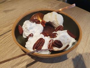 Chocolate caramel Party without caramel at Copper Branch in Utrecht