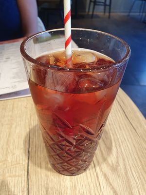 Soof Lavendar drink at Copper Branch in Utrecht