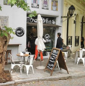   at Colonia Sandwich Coffee Shop in Colonia Del Sacramento