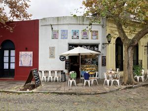 Front at Colonia Sandwich Coffee Shop in Colonia Del Sacramento