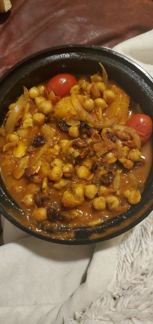Chickpea tagine at Tara Kitchen in Albany