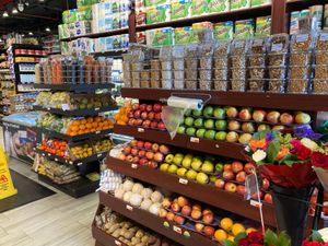 Produce section. at Downtown Organic Market in New York City
