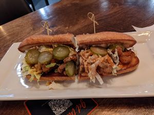 Oyster mushroom bahnmi _ 5/5 at Seitan's in Edmonton