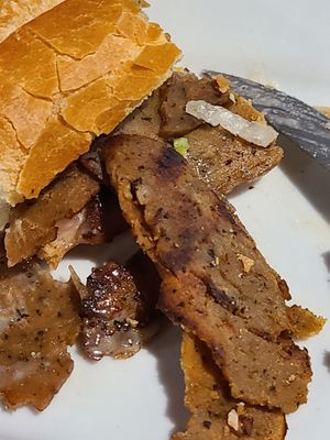 Po Boy Philly Sandwich 3/5 at Seitan's in Edmonton