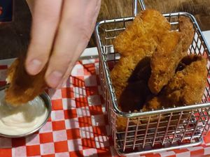 They should serve with vegan waffles n Syrup. It will be more popular.  at Seitan's in Edmonton