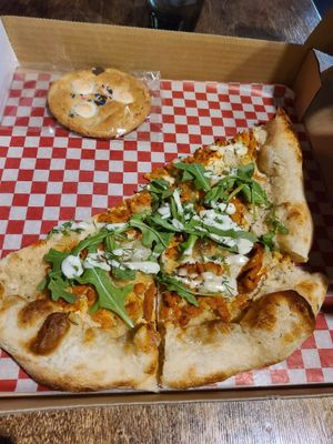 5/5 

Rich, creamy, flavorful pizza at Seitan's in Edmonton