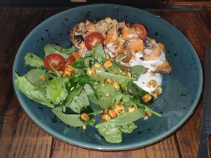 Ensalada Moniato at Amarre Marina in Barcelona