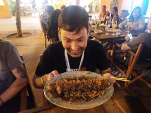 Vegan Sushi party ..... at Amarre Marina in Barcelona