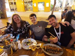 Vegan lovers ❤ at Amarre Marina in Barcelona