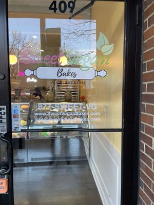 Front at Sweet Vegan Bakes in Chicago