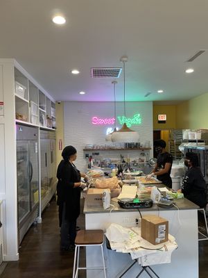 Staff at Sweet Vegan Bakes in Chicago