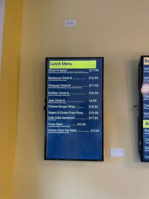 Menu at Sweet Vegan Bakes in Chicago