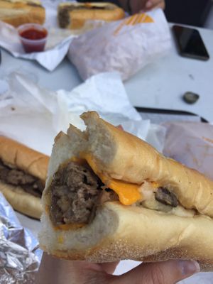 Yum! at Eddis & Sons Cheesesteaks in Jacksonville