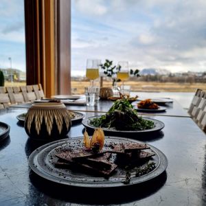 Our home made spiced chocolate that comes splendid after dinner with strong cup of coffee. Who said you can´t spice up your desserts?  at Sono Matseljur in Reykjavik