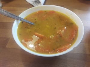 Dahl soup at Vega in Warsaw