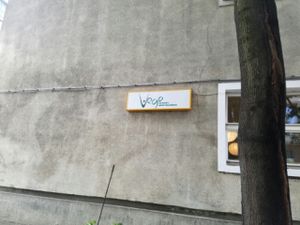 sign at Vega in Warsaw