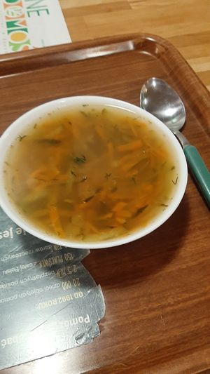 Zupa ogórkowa at Vega in Warsaw