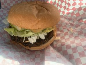 Southwest Black Bean Burger at Zonk Burger in Fort Worth