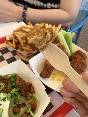 Wings  at Zonk Burger in Fort Worth