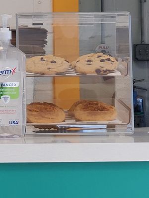 Dessert. Chocolate chip or snickerdoodle cookies. at Zonk Burger in Fort Worth