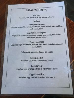 They have lovely B&B accommodation and offer a full vegan breakfast with toast and vegan butter, plant milk etc.  at Haselbury Mill in Crewkerne