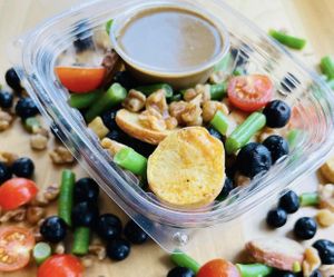 Summer Snack Salad with Creamy Balsamic Vinaigrette  at Lekker Eats in Myrtle Beach