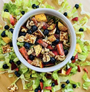 Sweet Myrtle Salad with Lemon Poppyseed Dressing at Lekker Eats in Myrtle Beach