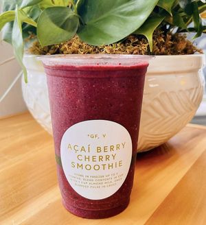 Açaí Berry Cherry Smoothie  at Lekker Eats in Myrtle Beach