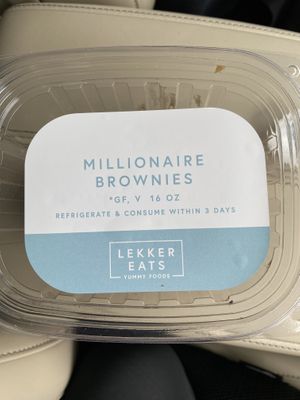 Came with two brownies , $9.00 .   at Lekker Eats in Myrtle Beach