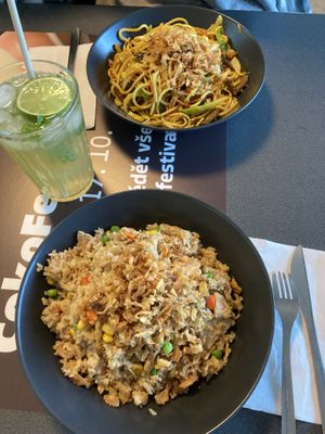 The food at Lupení in Prague