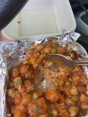 My $18 entree came in hamburger box size   at The Trempealeau Hotel in Trempealeau