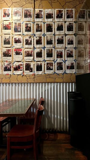 wall of people who can handle extreme spice   at Pho's Thai Cuisine in Chicago