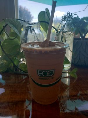 Pumpkin smoothie! at Bountiful Bowls in Lewes