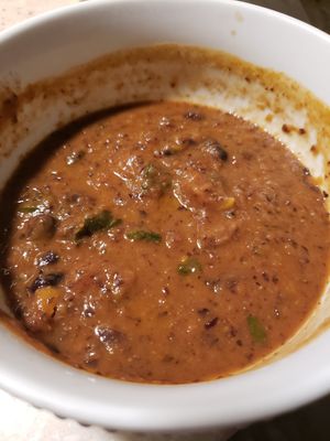Black bean soup at Bountiful Bowls in Lewes
