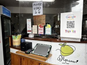 Blossom Juicy Bar - order/ pickup counter   at Blossom Juicy Bar in Dayton