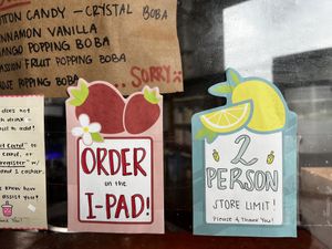 Blossom Juicy Bar - order/ pickup counter   at Blossom Juicy Bar in Dayton