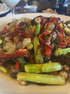 Roasted Spaghetti Squash Vegan at Chart House Waikiki in Honolulu