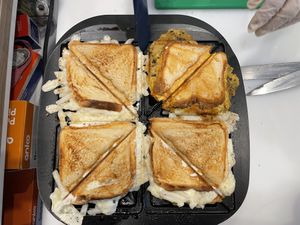 Special: Mac and cheese jaffles   at Ninna's Kitchen in Brighton