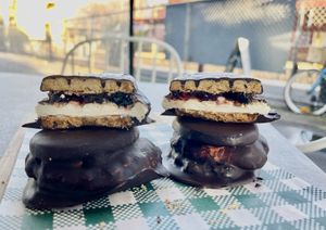 Wagon wheel   at Ninna's Kitchen in Brighton