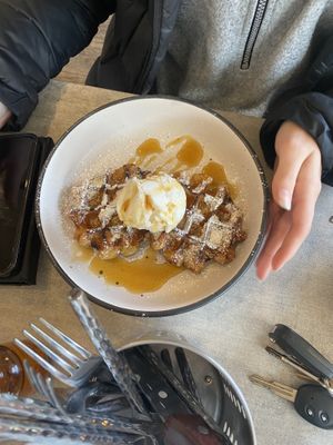 waffles😋😋🧇  at Ninna's Kitchen in Brighton