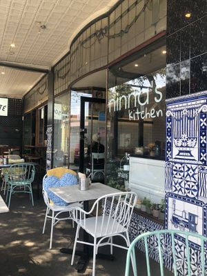 Cute fully vegan cafe  at Ninna's Kitchen in Brighton