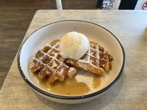 Waffles  at Ninna's Kitchen in Brighton