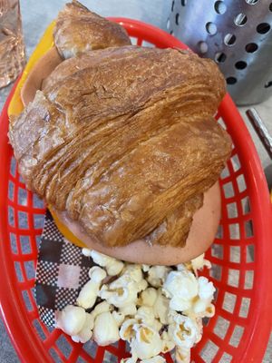 Ham and cheese croissant   at Ninna's Kitchen in Brighton