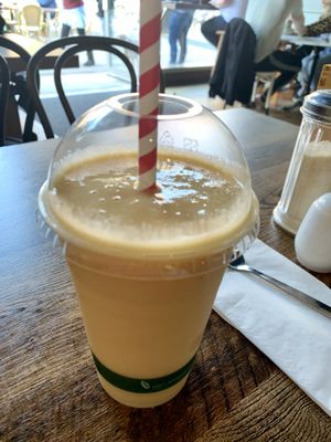 Passion smoothie  at The 1955 Club in Walton On Thames