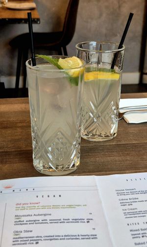 Homemade lemonade at Lebanese Please in Weybridge