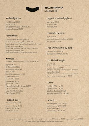 New drinks menu from Alegre-me (English) at Alegre-me in Setubal