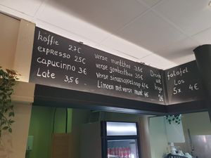 Drinks on offer at Habibi - Dar Za in Leuven