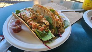 Tasted like falafel at Meals From The Heart Cafe in New Orleans